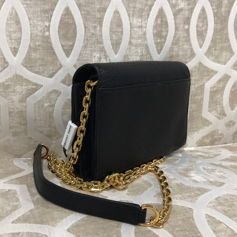 🎁 Marc Jacobs Empire City Leather Wallet Crossb. Bag - Picture 13 of 13